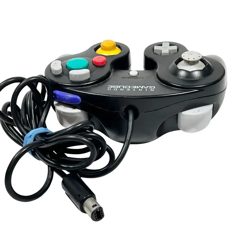 Nintendo GameCube Controller Black OEM DOL-003 GC Working
